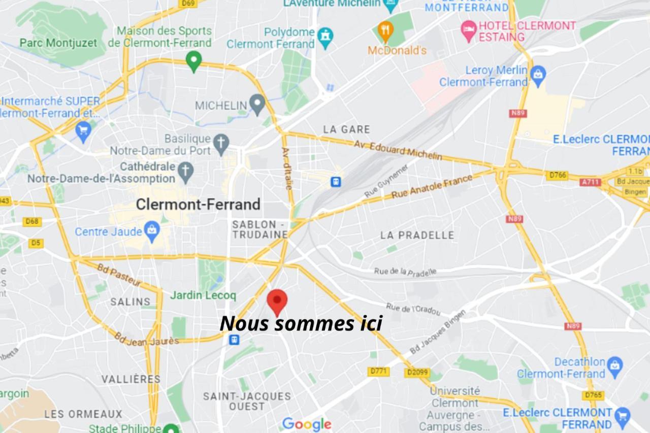 ⟬Cosy Blum 63⟭ Charmant Et Accueillant ⁕Mansarde⁕ Clermont-Ferrand Exterior photo